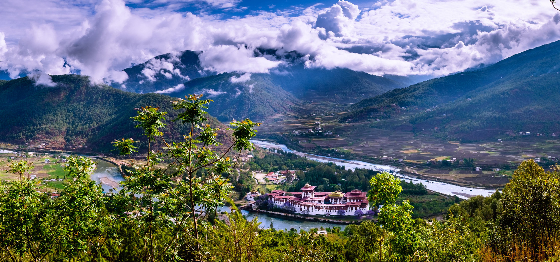 Beautiful Punakha valley Beautiful Punakha valley