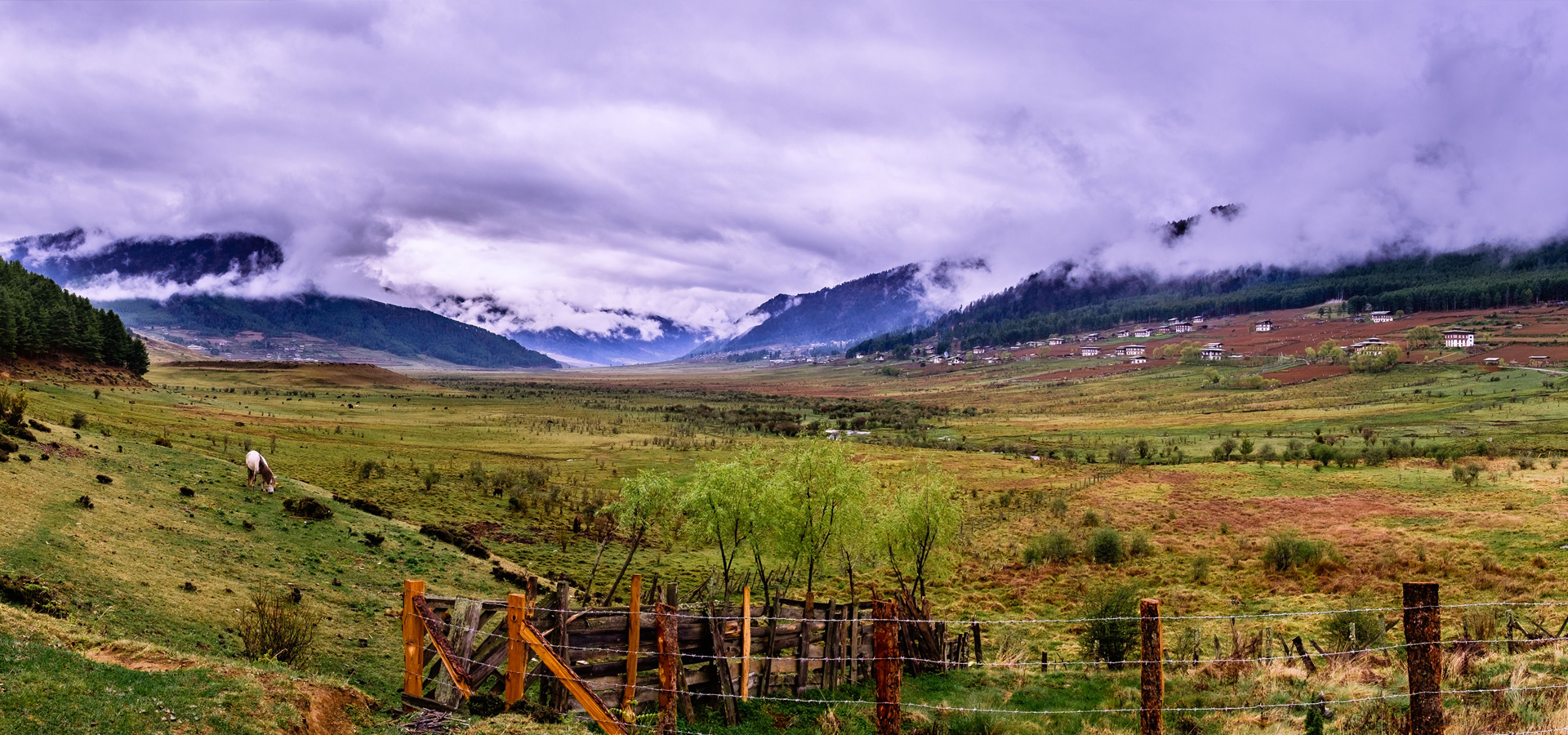 Phobjikha valley Wangdue Phobjikha valley Wangdue